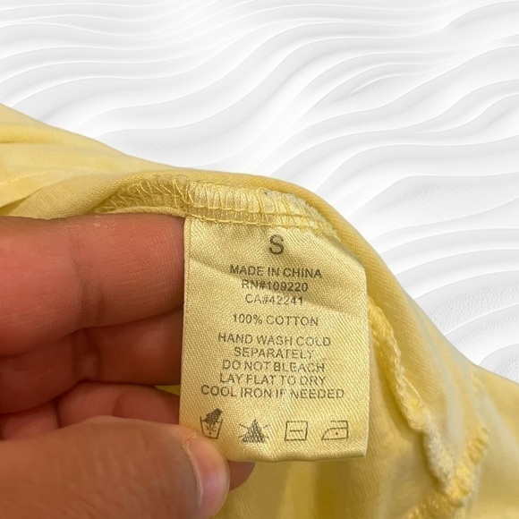 Anthropologie Benandlucia Yellow Prairie Long Sleeve Top Size Small - Picture 5 of 7
